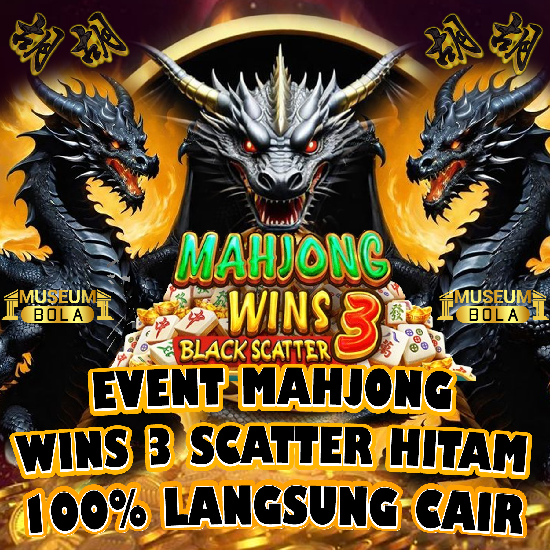 mahjong 3 Scatter hitam